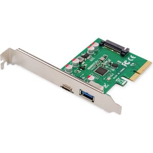 Digitus - Ds-30225 - Pcie-kaart - USB 3.1 - 2 Poorten - Low Profile