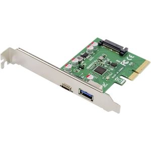 PCI Card Digitus DIGITUS Tarjeta PCIe, USB Type-C™ + USB-A