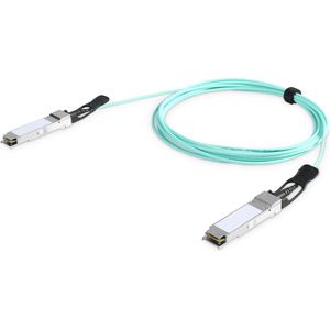Digitus - QSFP+ 40G - AOC Kabel - Blauw - 5m, 4 Vollduplexkanalen, Tot 45,2 Gb/s