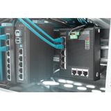 DIGITUS - Platte Netwerkschakelaar - Gigabit Ethernet - 8 Poorten - Zwart