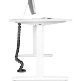 Digitus DA-90505 Kabelslang ABS kunststof, Metaal Zwart flexibel (l x b x h) 130 x 6.7 x 3.5 cm 1 stuk(s)