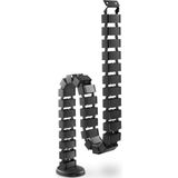 Digitus DA-90505 Kabelslang ABS kunststof, Metaal Zwart flexibel (l x b x h) 130 x 6.7 x 3.5 cm 1 stuk(s)