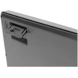 DIGITUS Ergonomisch draadloos toetsenbord - Duitse lay-out - zwart