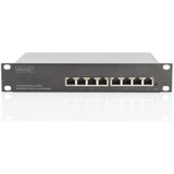 Digitus - 10 Inch - 8-poorts Gigabit Ethernet Switch - Zwart