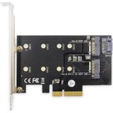 Digitus - DS-33170 - 2 + 1 Poorten M.2-Controller - PCIe - Inclusief Low-Profile Slotplaat