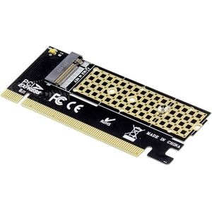 DIGITUS M.2 NVMe SSD PCIexpress Videokaart, x16, ondersteunt M-sleutels, grootte 80,60,42 en 30 mm