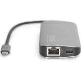 Digitus DA-70884 USB-C Mini-dockingstation Geschikt Voor Merk: Universeel Chromeboo - Chromeboo