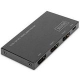Digitus DS-45322 2 Poorten HDMI-splitter LED-weergav - Met Metalen Behuizin