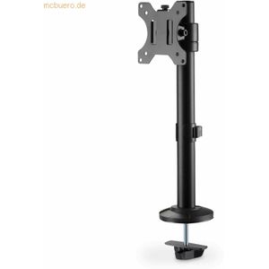 DIGITUS Monitorhouder - Bureauklem - 1 monitor - Tot 32 inch - Tot 8 kg - VESA 75x75, 100x100 - Zwart