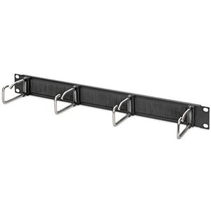 Digitus DN-97669 Kabelmanagementplaat met ringen, Accessoires voor serverkasten, Zwart