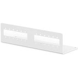 DIGITUS Adapterplaat voor glasvezel Unibox DN-96800S-2-12x SC-SX, LC-DX of E2000-SX - Glasvezel patchpaneel - Grijs