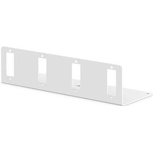 DIGITUS adapterplaat voor FO Unibox DN-96800S-2-4x SC-Duplex of LC-Quad - glasvezel patchpanel - grijs