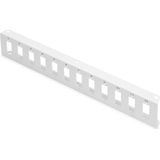 DIGITUS Adapterplaat voor DN-96800M-2, grijs (RAL 7035) 12x SC-DX, LC-QD