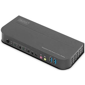 Digitus KVM-Switch - 2 + 2 Poorten - DisplayPort HDMI - 4K