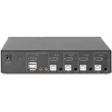 Digitus KVM-Switch - 4 + 1 Poorten - HDMI - 3840x2160 Pixel