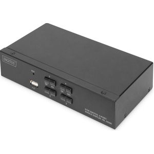 Digitus KVM-Switch - 4 + 1 Poorten - HDMI - 3840x2160 Pixel
