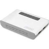 Digitus - DITGITUS - Draadloze Netwerkserver - 2-Port USB 2.0 - Tot 300 Mbps