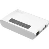 DIGITUS DN-13024 2 Port USB 2.0 Wireless Multi-Functional Network Server 300 Mbps