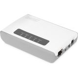 Digitus - DITGITUS - Draadloze Netwerkserver - 2-Port USB 2.0 - Tot 300 Mbps