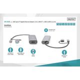 Digitus - DN-3028 - RJ45 naar USB-A Adapter - Verbind Netwerkapparaten
