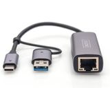 Digitus - DN-3028 - RJ45 naar USB-A Adapter - Verbind Netwerkapparaten