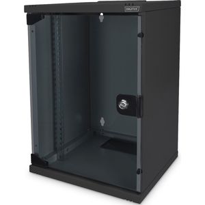 Digitus DN-10-09U-B 10inch-wandkast 9 HE Zwart (RAL 9005)