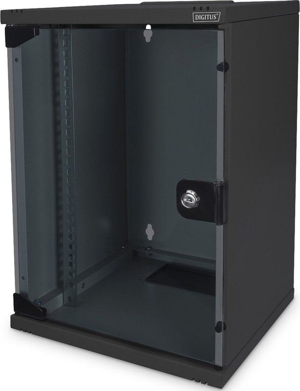 Digitus DN-10-09U-B 10inch-wandkast 9 HE Zwart (RAL 9005)