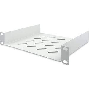 DIGITUS - Rek - 1U - Grijs - Plaatstaal Geperforeerd - 10 Inch