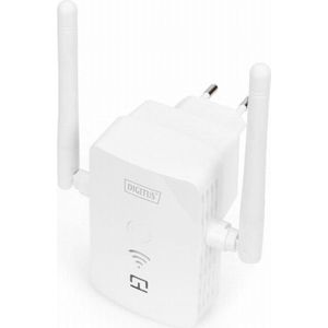 DIGITUS 300 Mbps draadloze repeater / 2,4 GHz access point + USB-oplaadpoort