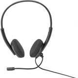 DIGITUS Stereo Office Koptelefoon - On-Ear, Ruisreductie, 1,95m Kabel