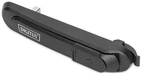 DIGITUS - Draaigreep - Rondslot - Inclusief Sleutel - Uitschuifbare Stofafdekking