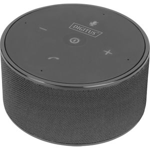 Digitus Mobiele conferentieluidspreker, compatibel met Bluetooth en USB (10 h, Oplaadbare batterij), Bluetooth luidspreker, Zwart