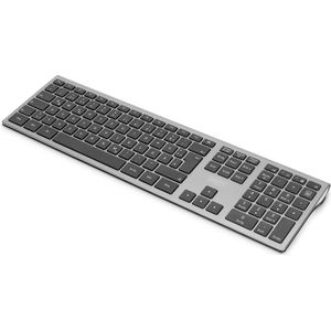 DIGITUS Ultradun draadloos toetsenbord met 2,4 GHz