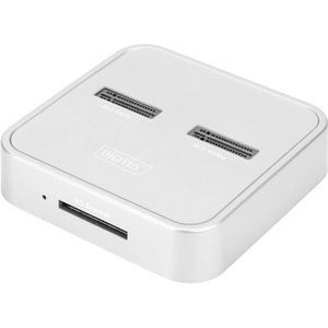 Digitus DA-71546 notebook dock & poortreplicator Bedraad USB 3.2 Gen 2 (3.1 Gen 2) Type-C Zilver