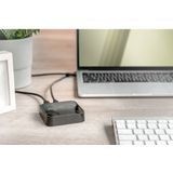 Digitus DA-71545 USB- - USB-C USB 3.2 (Gen 2) M.2 PCIe NVM - M.2 Harde Schijf-dockingstation Met Clone-functie