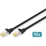 DIGITUS - DN-10-SET-2 - Netwerkset - Zwart - Inclusief Wandbehuizing