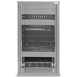 DIGITUS 10-inch Set - Netwerkkast Zwart - Wandbehuizing 12U - Inclusief Accessoires