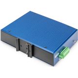 Digitus - Industrial 16-poorts Switch - Gigabit - Blauw - Onbeheerd
