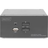 Digitus - DS-12862 - KVM Schakelaar - Zwart - Dual Display - USB