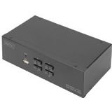 Digitus - DS-12883 - KVM Schakelaar - Zwart - 4 Poorten