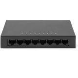 Digitus - 8-poorts Switch - Zwart - 10/100 Mbps - Onbeheerd