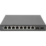 Digitus - 8-poorts Gigabit Switch - Zwart - 10/100/1000Mbps