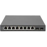 Digitus - 8-poorts Gigabit Switch - Zwart - 10/100/1000Mbps