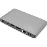 DIGITUS - Thunderbolt 3 Dockingstation - Zwart - USB-C - 11 Poorten