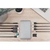 DIGITUS - Thunderbolt 3 Dockingstation - Zwart - USB-C - 11 Poorten