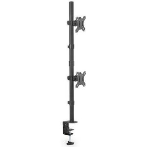 DIGITUS - Monitorhouder - Dual-Mount - Zwart - Tot 32 Inch - VESA 75 & 100