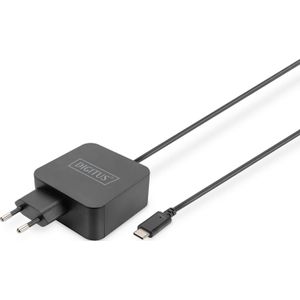 DIGITUS Oplader voor laptop, USB-C, voeding, 65 W, PD 3.0