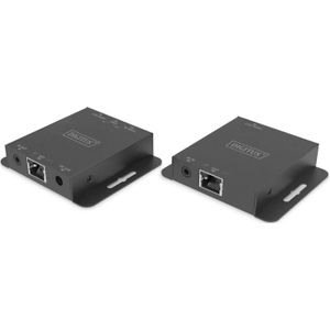 Digitus - HDMI Extender Set - 4K - Zwart - Inclusief IR-overdracht
