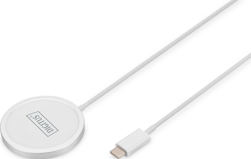 Digitus - Draadloze Lader - Wit - Inductielaadtechnologie