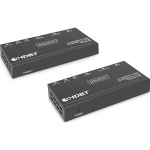 Digitus - HDBaseT HDMI-Extenderset - Zwart - Tot 70 m